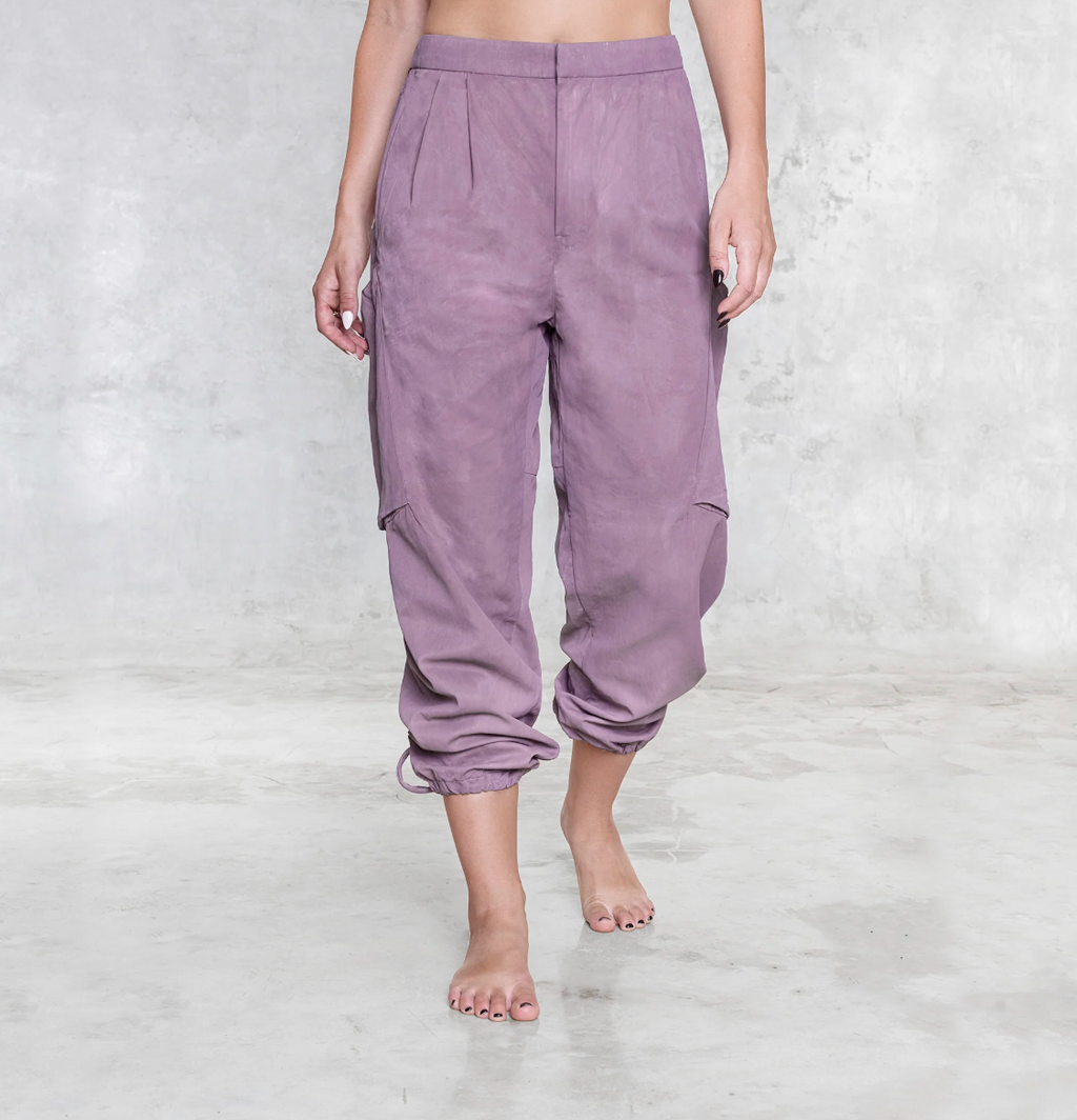 Silk Candy Pants - Rose