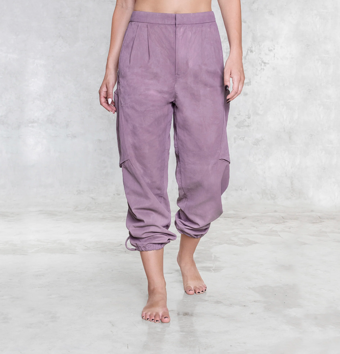 Silk Candy Pants - Rose