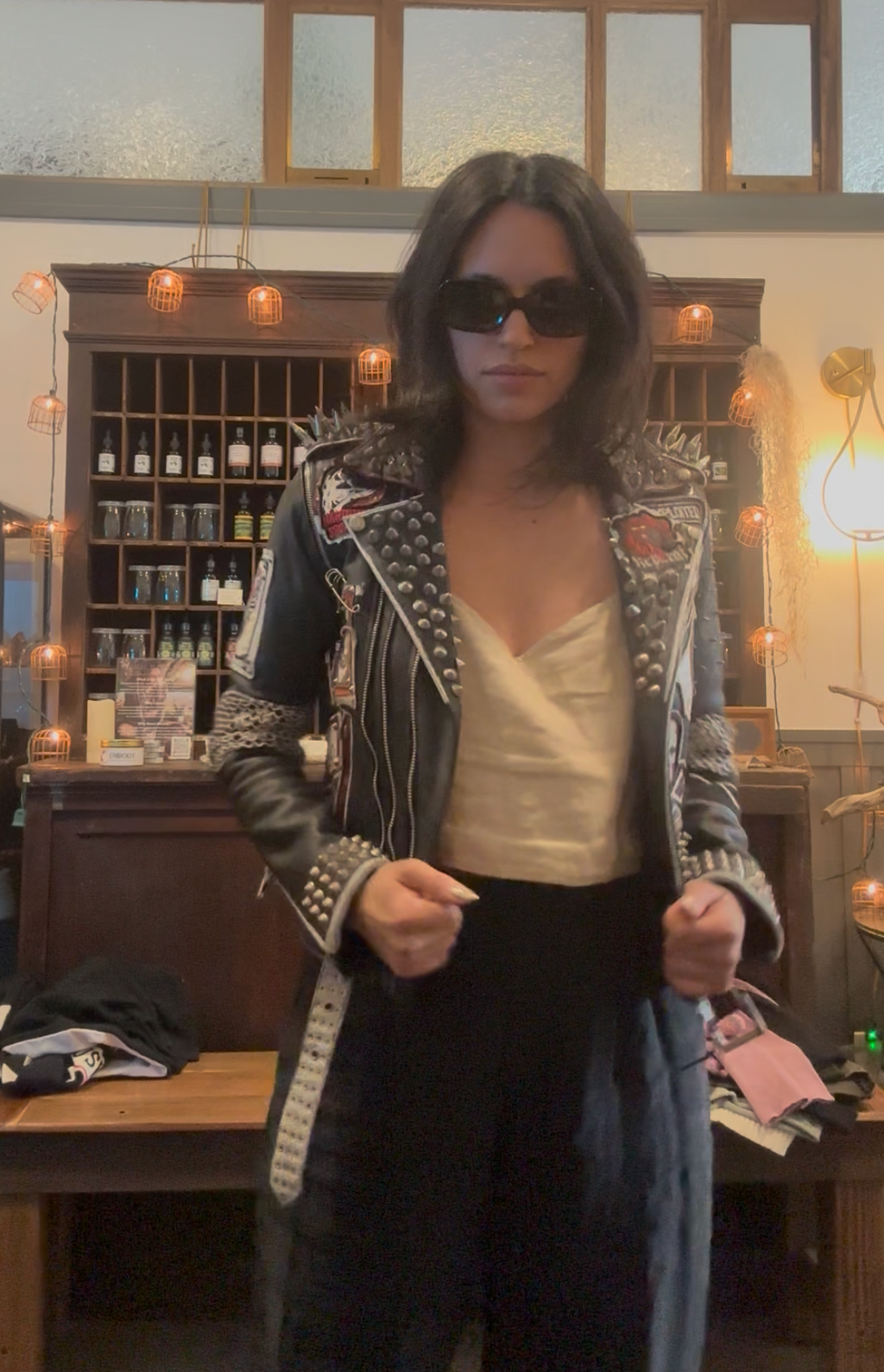 Studded Leather Jacket