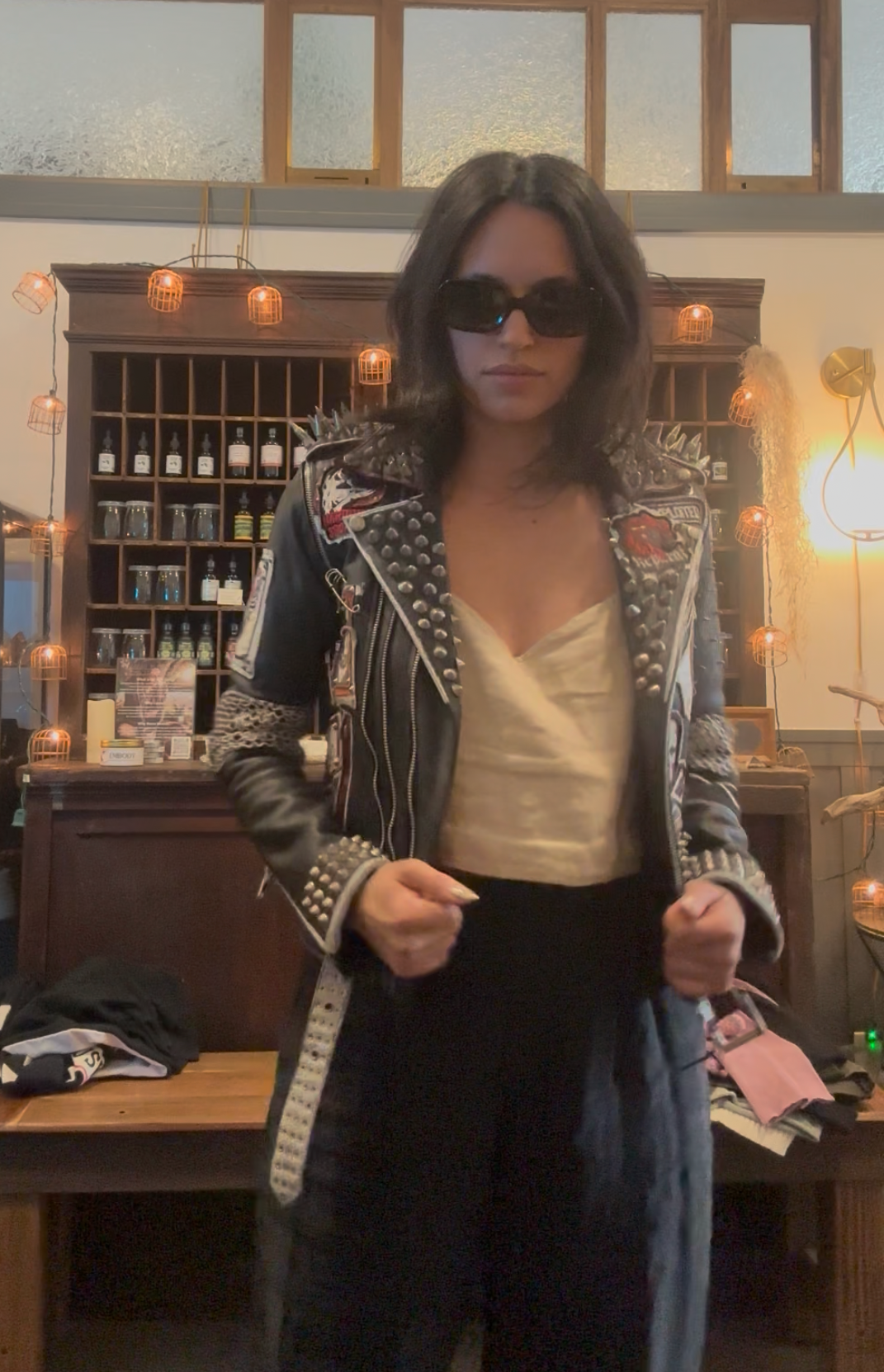 Studded Leather Jacket