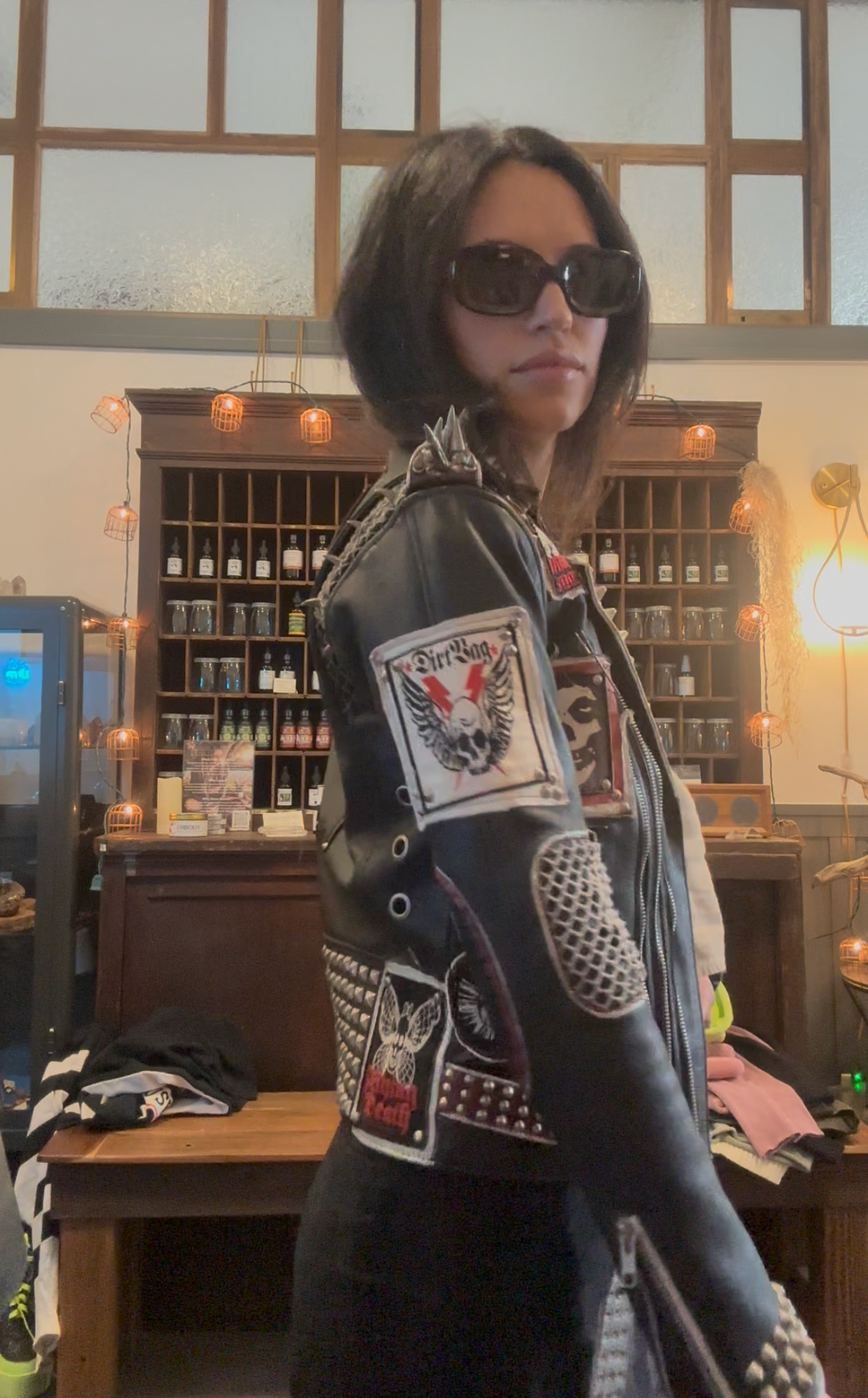 Studded Leather Jacket