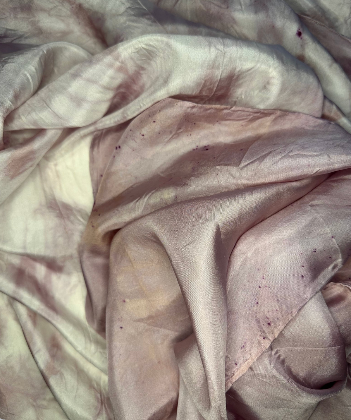 Pink Dye Silk Scarf
